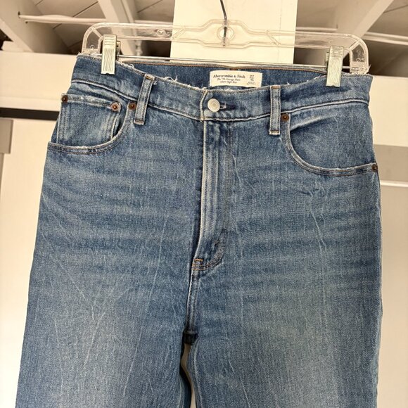 Abercrombie & Fitch 70's Vintage Flare Ultra High Rise Jeans 27/4 - Picture 3 of 7